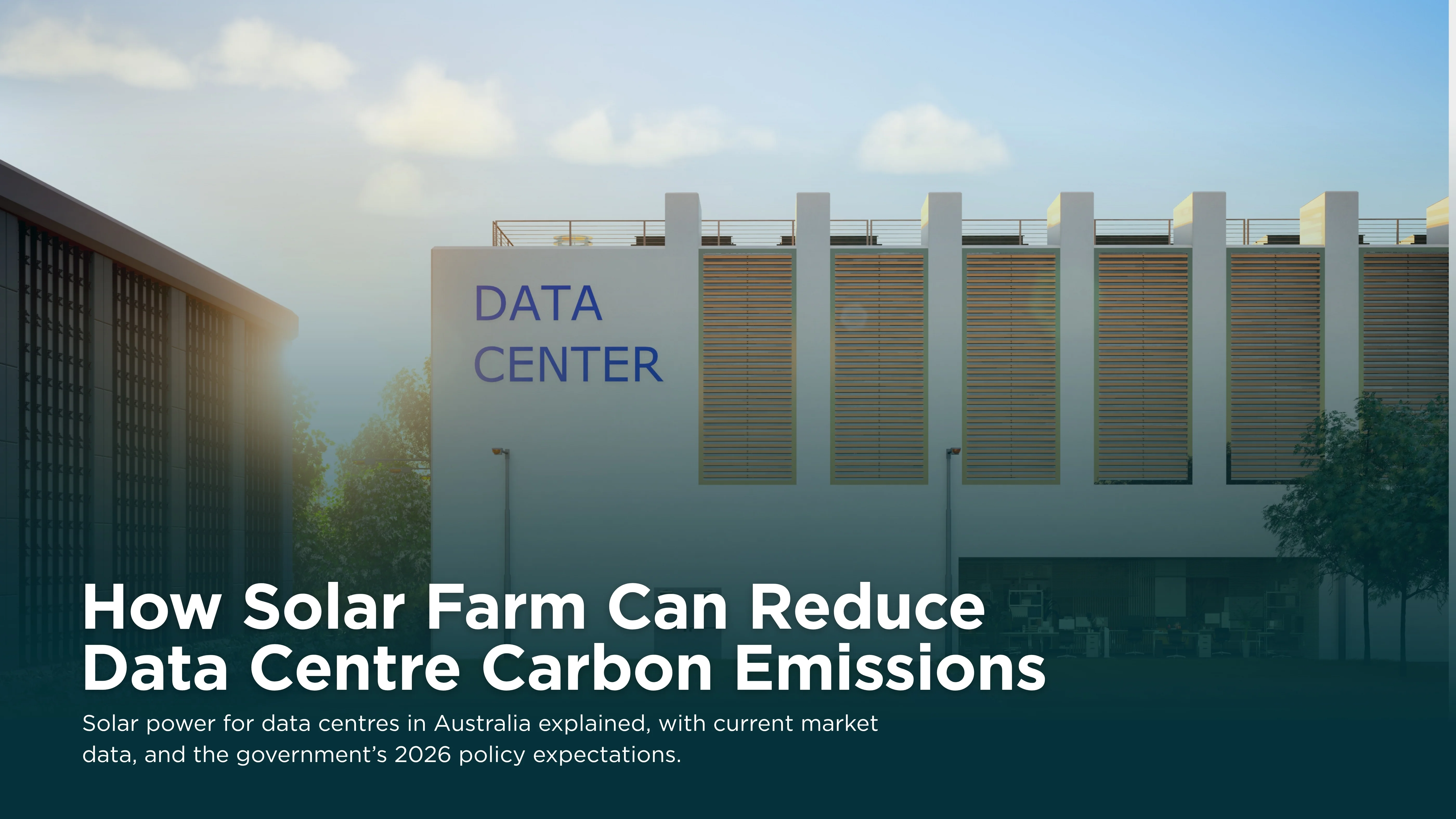 How Solar Power Can Reduce Data Centre Carbon Emissions