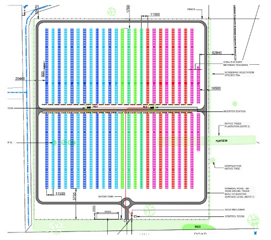 Solar Farm General Arrangement in Australia